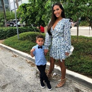 Lulu’s Blue Floral Dress